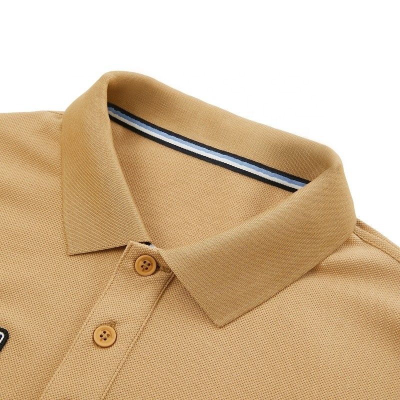 Quần áo dành cho nam giới Trang phục phong cách bình thường Áo Polo có logo nổi và in hai mặt