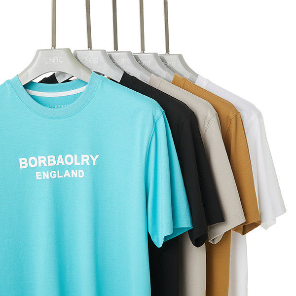 Áo thun cổ tròn mùa hè dành cho nam giới với thiết kế phù hợp bằng 100% bông/95% 5% spandex