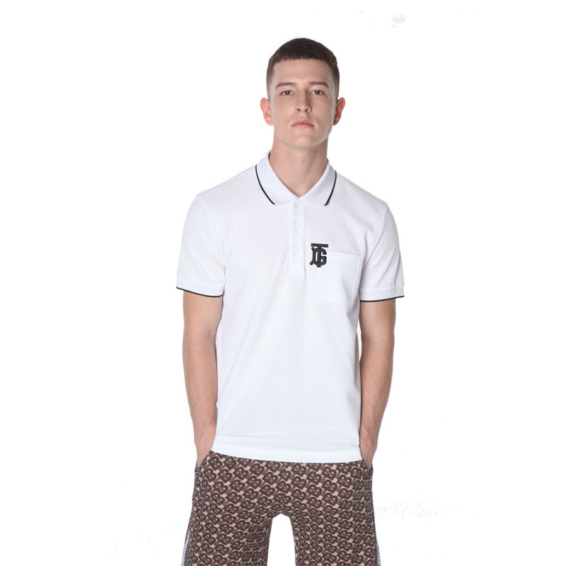 Áo Polo 100% Cotton Đàn ông bền vững Với Logo tùy chỉnh Mô hình tay ngắn