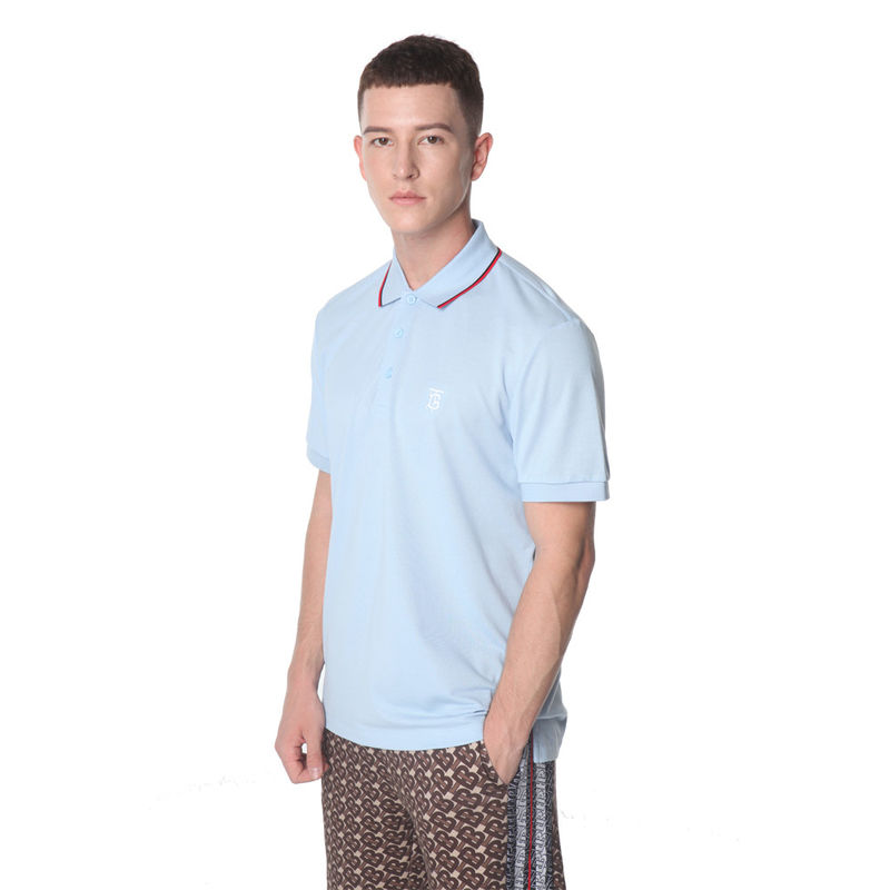 Áo Polo 100% Cotton Đàn ông bền vững Với Logo tùy chỉnh Mô hình tay ngắn