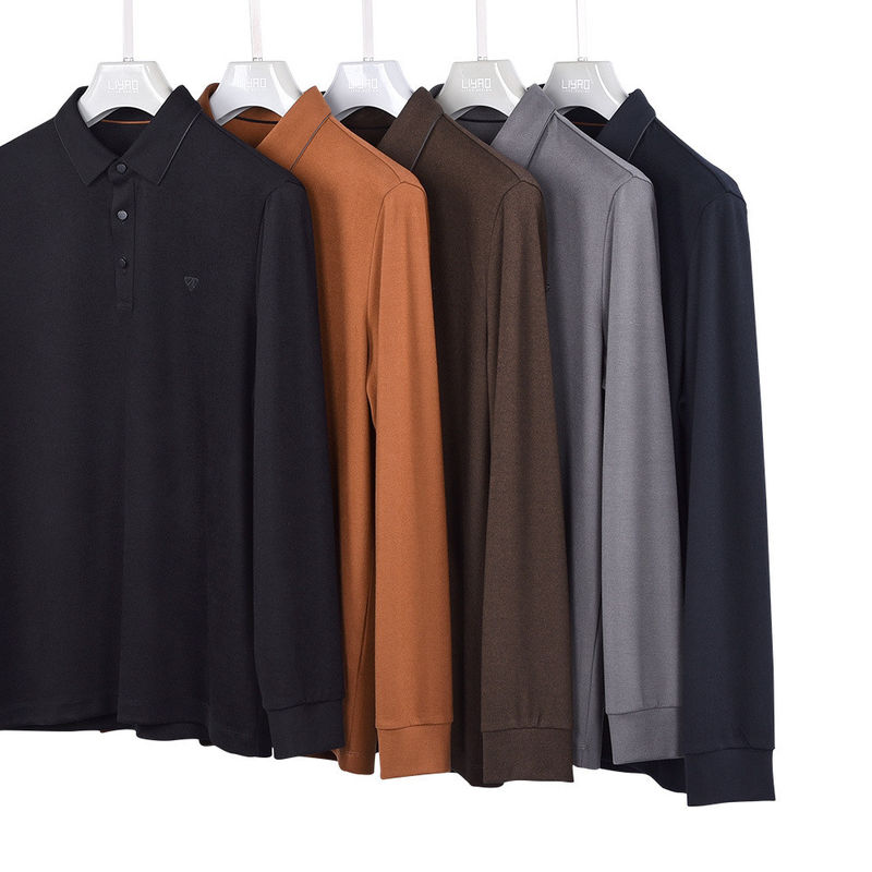 Logo cá nhân in T-shirt và Polo nam giới gốc với màu sắc đơn giản thiết yếu