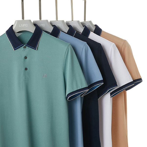 Đàn ông Sublimation Polo áo phông trắng tùy chỉnh mềm nhăn miễn phí OEM Odm như bạn cần