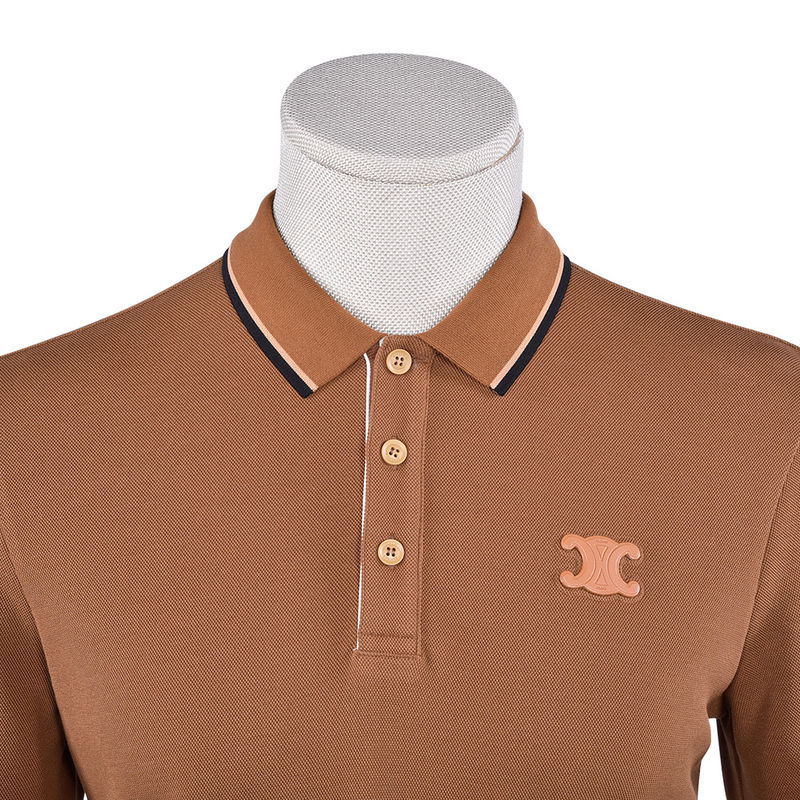 Áo thun polo bông thở cho nam giới mùa xuân mùa thu Casual Sublimation Custom Design