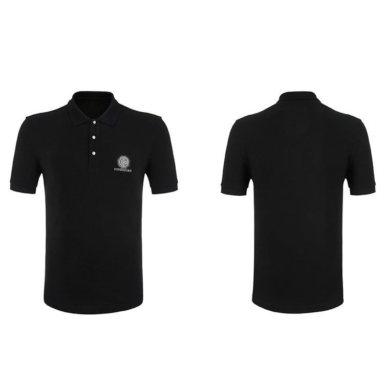 Gym Đàn ông Polo áo sơ mi với 100% Cotton / 95% 5% Spandex vải tùy chỉnh màu sắc