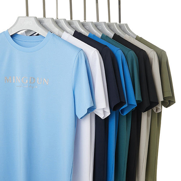 OEM ODM Áo thun tay ngắn 100% Cotton 300 Gsm Với Logo tùy chỉnh