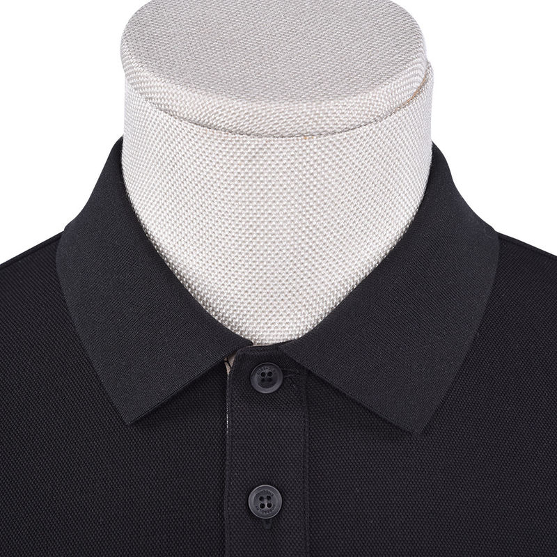 92 Polyester 8 Spandex Polo Shirts cho nam giới tay dài Polo đơn giản chống nhăn