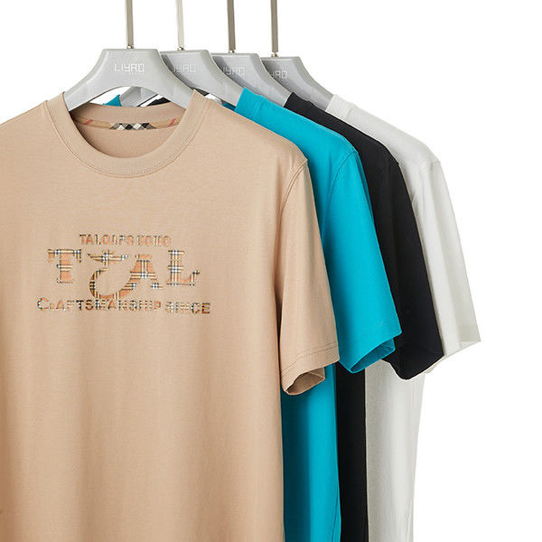 Logo tùy chỉnh áo thun cổ điển cho nam giới Tops lớn 100% bông áo thun tay ngắn
