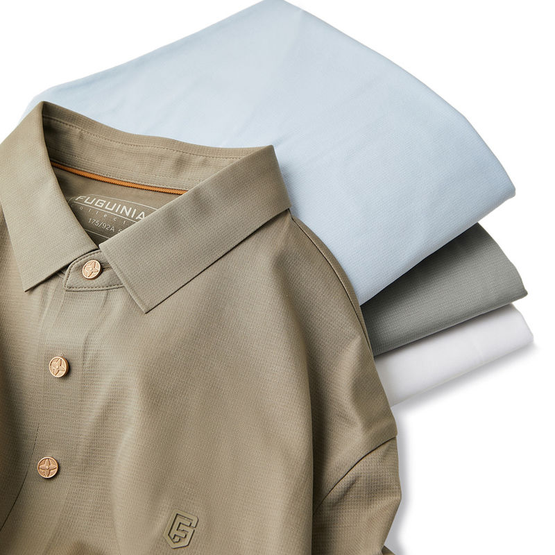 Áo Polo nhanh khô chống nếp nhăn cho nam giới với thiết kế logo tùy chỉnh