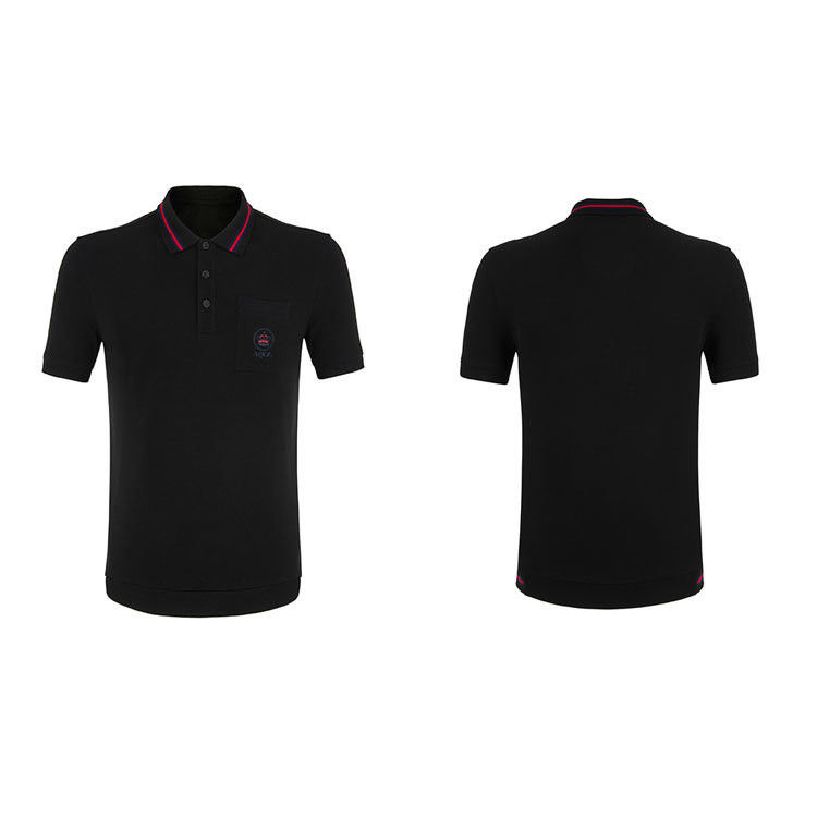 Mùa hè cảm thấy tốt áo thun Polo với logo thêu và vòng cổ lưng 2024 mới nhất