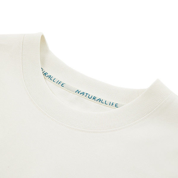 T-shirt lớn cho nam giới Trọng lượng nặng Cotton thoải mái Phong thêu Offset in