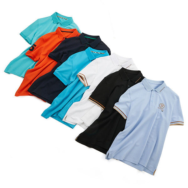 Người đàn ông khô tay dài tay ngắn phù hợp Slim Polo áo sơ mi với logo tùy chỉnh trong thiết kế thời trang