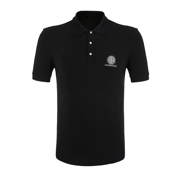 Màu sắc tùy chỉnh Áo Polo Golf sang trọng cho nam giới Áo Polo 100% Cotton với Logo
