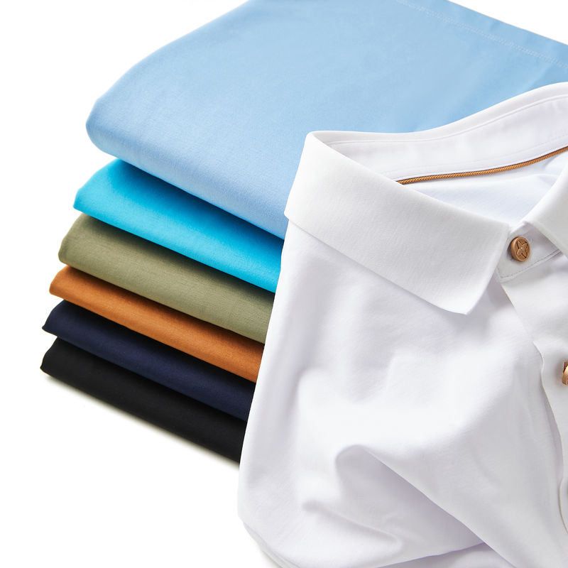 Áo Polo màu xanh lá cây của nam giới Logo tùy chỉnh ECO OEM ODM 100%Cotton 170-210Grams Áo thun