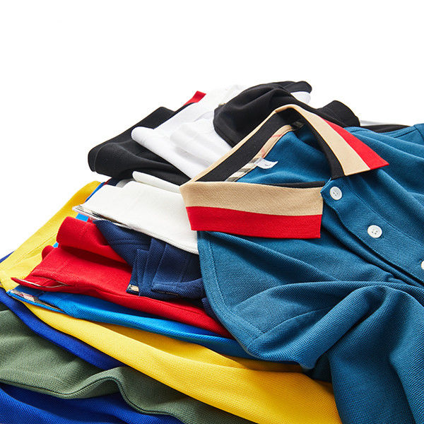 Mùa xuân mùa hè mùa thu 230Gsm Sublimation Đàn ông Áo thun Polo 100%Cotton Boys Áo thun Polo