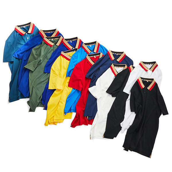 Mùa xuân mùa hè mùa thu 230Gsm Sublimation Đàn ông Áo thun Polo 100%Cotton Boys Áo thun Polo