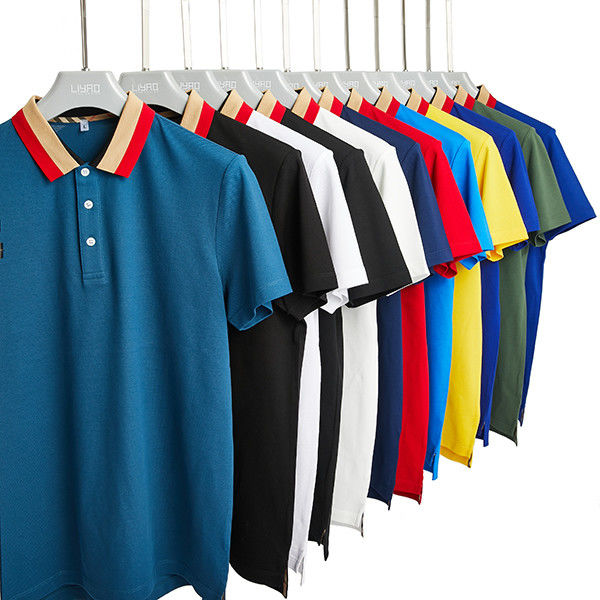 Gỗ đan tay ngắn áo Polo nữ Đơn giản nhuộm chống nếp nhăn OEM ODM
