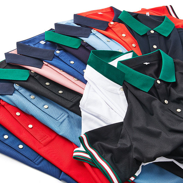 Áo Polo Nam Áo Tay ngắn Pique đan cổ phiếu OEM ODM trong mùa xuân Cotton nam