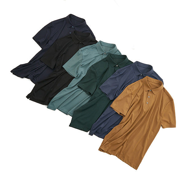 Áo Polo nam giới với nhanh chóng khô chống nhổ Logo tùy chỉnh vải bông thiết kế liền mạch