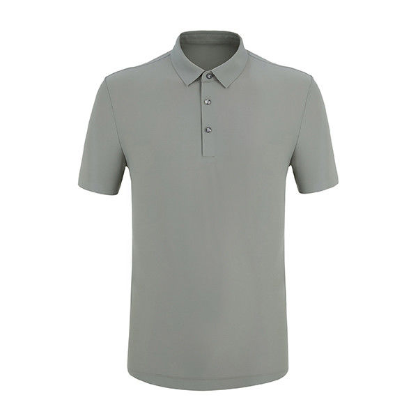 Màu sắc tùy chỉnh mùa hè chống nếp nhăn đơn giản Polo áo phông cho nam giới trong Dry Cool Fit