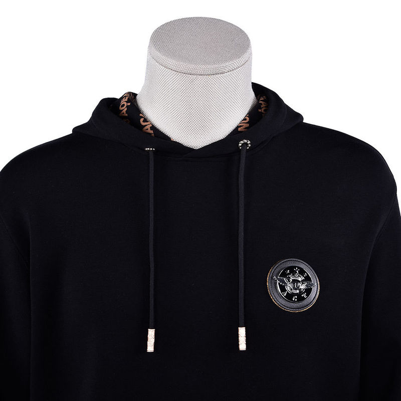 Áo hoodie phù hợp với nhu cầu của nam giới Áo hoodie bông vintage với logo vải tùy chỉnh