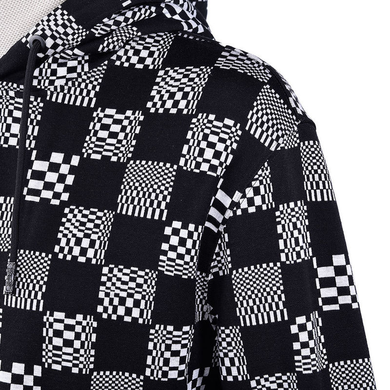 Vintage 100% Cotton Hoodie Set Mồ hôi Wicking với in logo tùy chỉnh