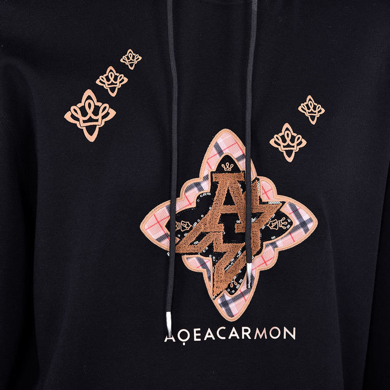 Chạy bộ Cotton Nam Hoodie mồ hôi Wicking Logo Mô hình tùy chỉnh 450Gsm Cho Thể thao