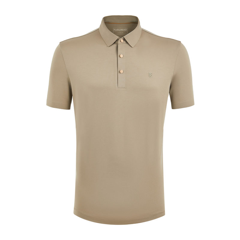 Áo Polo được thêu với logo Áo Polo trắng đơn giản 100% Cotton Màu tùy chỉnh