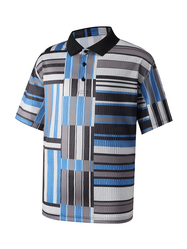 Tay áo ngắn Cotton trẻ em Polo áo thun màu sắc tươi sáng cho thể thao tennis