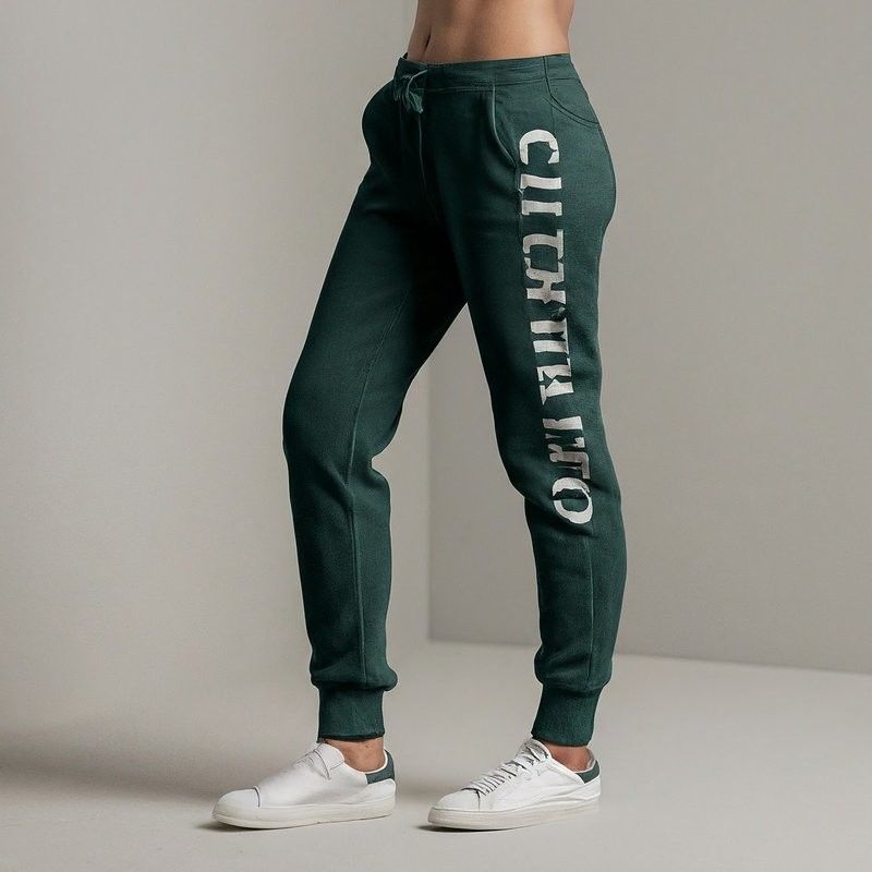 Bộ đồ thể thao vải nỉ cotton có dây rút dùng để chạy bộ và tập luyện