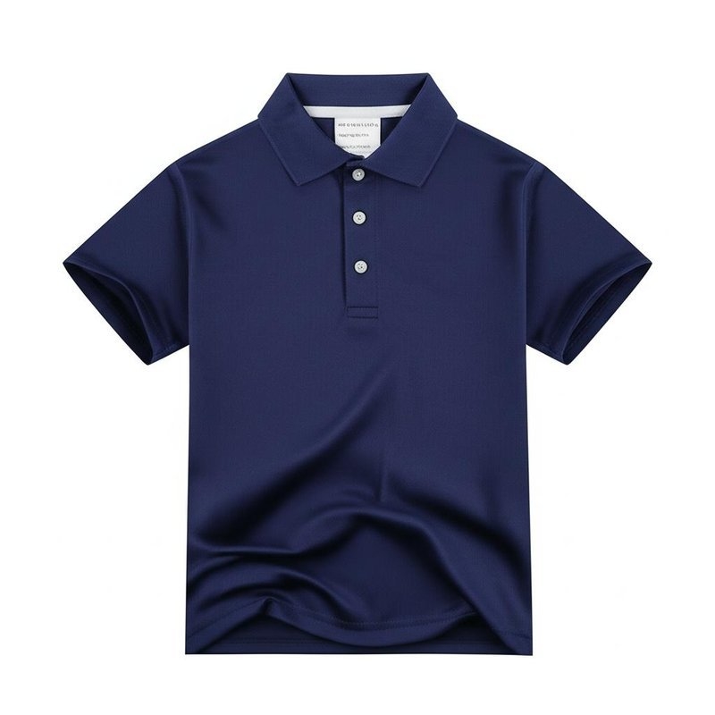 Áo bán tay ngắn trẻ em Polo cho trường học Máy giặt Trường học hướng dẫn chăm sóc dịp