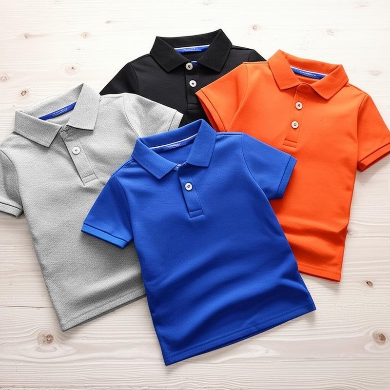 Mùa thu Trẻ em áo polo cho bé trai Đứa nam giới bé trai Hướng dẫn chăm sóc máy giặt