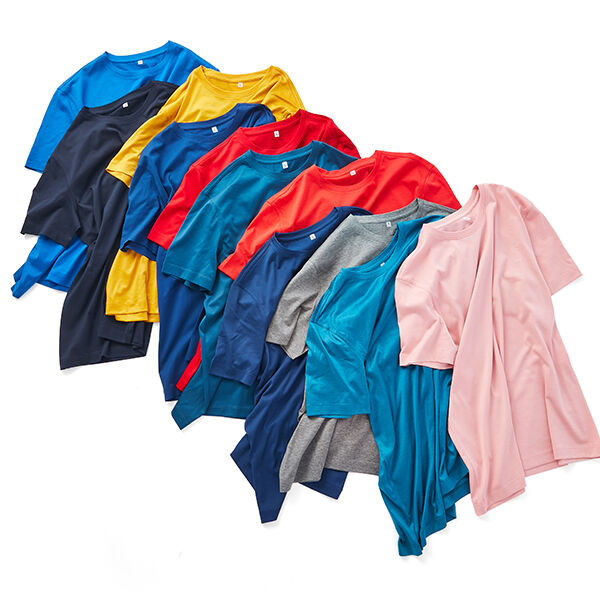 Áo thun nam oversize chất lượng cao, áo phông đen hồng tím trơn tùy chỉnh cho nam