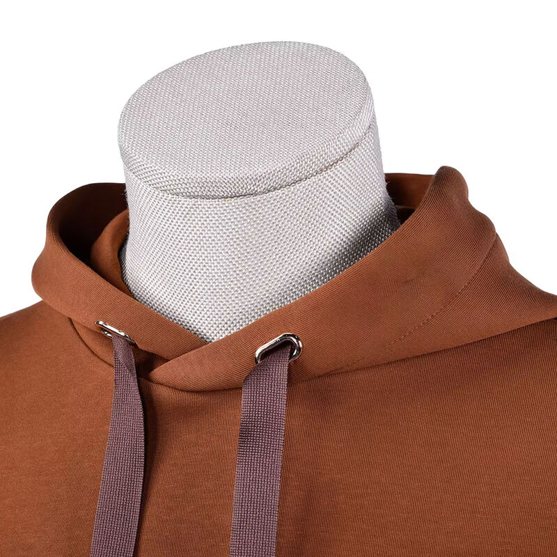 Áo hoodie nam thiết kế tùy chỉnh, thêu logo, màu sắc theo yêu cầu, chất liệu cotton, phong cách mùa đông thu, may tinh xảo, bán sỉ