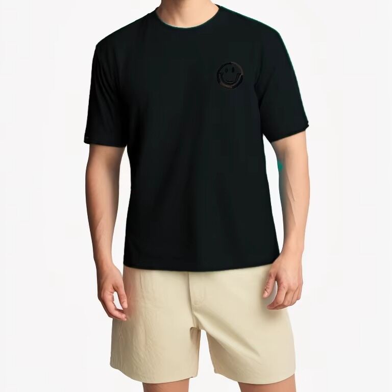 Nhập khẩu bán buôn ấn phẩm giá rẻ áo sơ mi trắng in bông áo sơ mi đơn giản bán lẻ áo sơ mi đen đơn giản