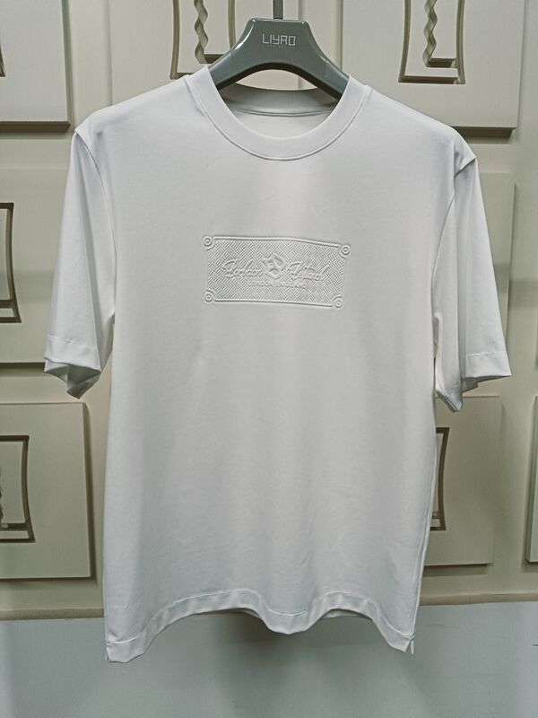 Áo thun nam sản xuất bán sỉ áo thun tập gym vừa vặn in hình theo yêu cầu quần áo nam