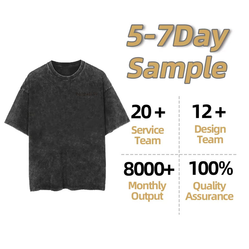 Áo thun nam cotton batik giặt axit phong cách đường phố cổ điển in nổi hip hop tùy chỉnh cho sự kiện quảng bá