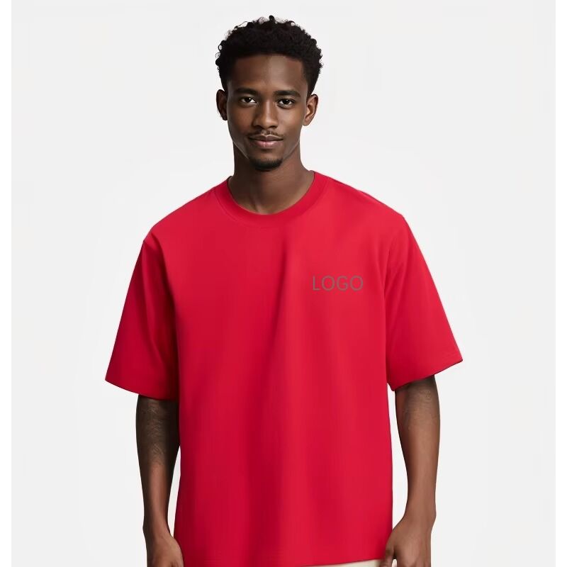 Áo thun cotton ngắn tay cổ tròn thời trang mùa hè dáng rộng thể thao có sẵn