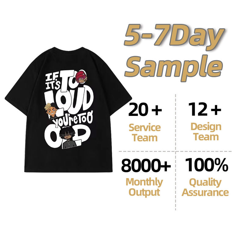 Áo thun nam oversized cotton 100% giặt axit kiểu vintage, cổ điển, cổ tròn, thiết kế phai màu, có thể tùy chỉnh logo, tay ngắn/dài