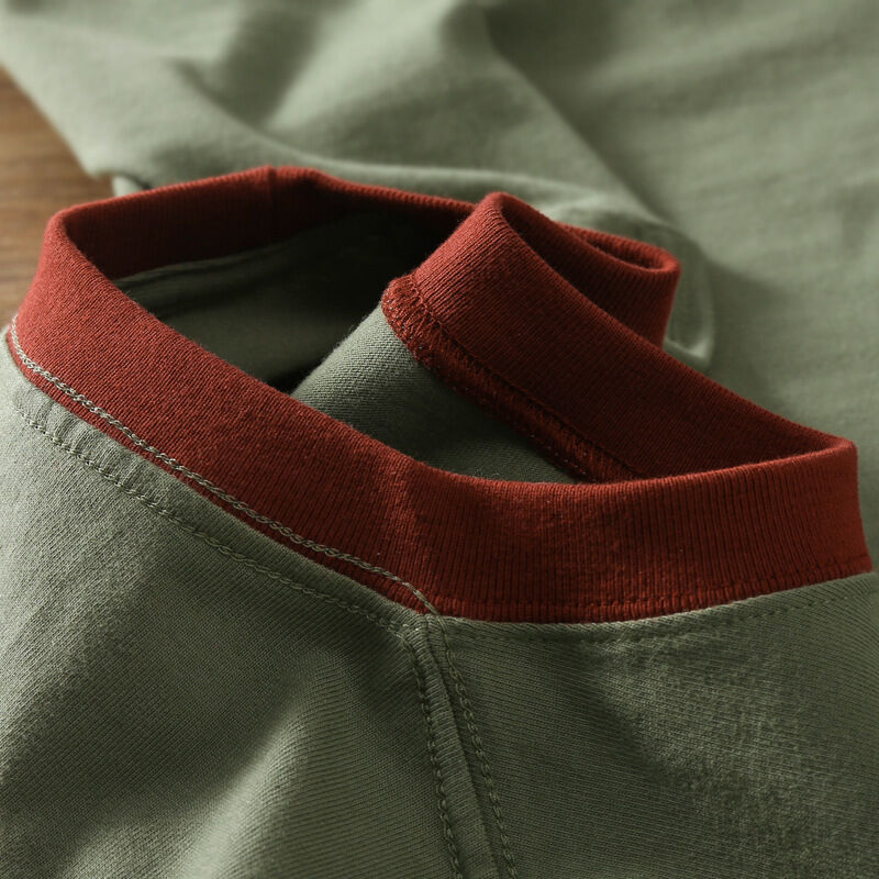 Nhà sản xuất bán buôn Áo thun dán màu tùy chỉnh Unisex Trọng lượng cao chất lượng cao Áo thun dán hai màu