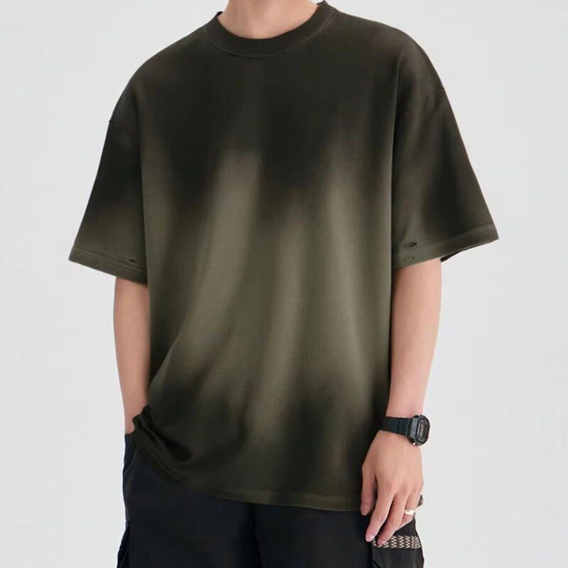 Đồ bán lẻ giá rẻ áo thun tùy chỉnh chất lượng cao logo tùy chỉnh áo thun nam kích thước cộng áo thun nam