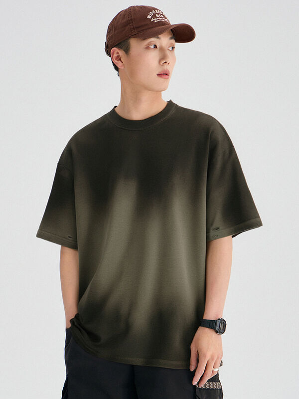 Đồ bán lẻ giá rẻ áo thun tùy chỉnh chất lượng cao logo tùy chỉnh áo thun nam kích thước cộng áo thun nam