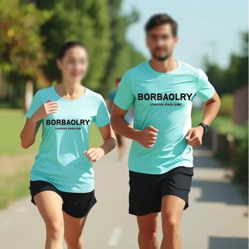 bán nóng cá nhân Blain vòng cổ áo phông khô phù hợp T in áo phông với logo tùy chỉnh