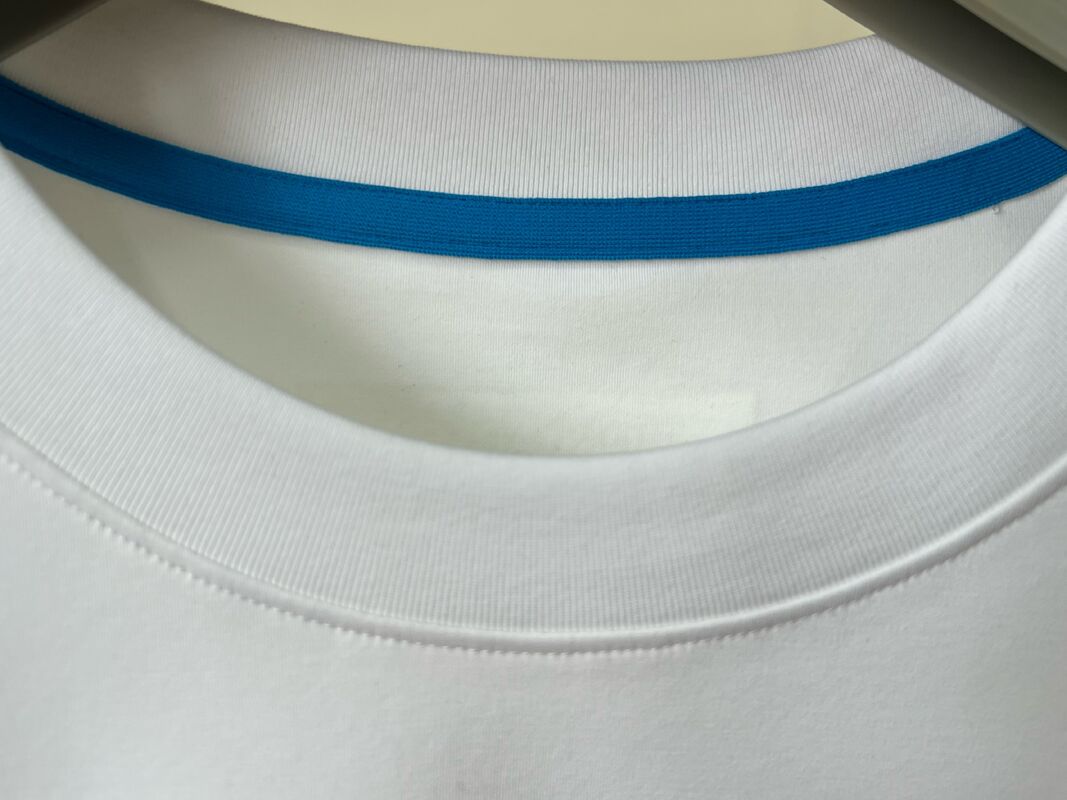 Áo thun trắng nam giới, in lá thư, tay áo ngắn Casual Top 100% bông Áo thun nam giới