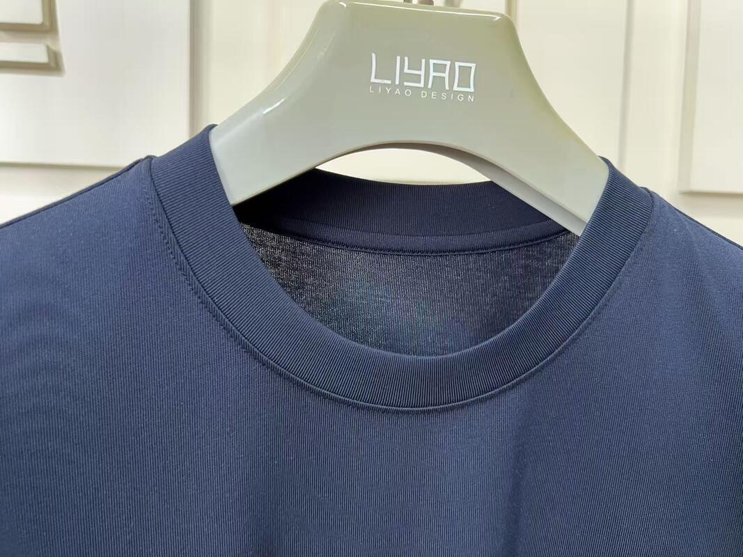 Áo thun cotton nam cổ tròn, tay ngắn, màu trơn - Xưởng ODM Áo thun nam tay ngắn