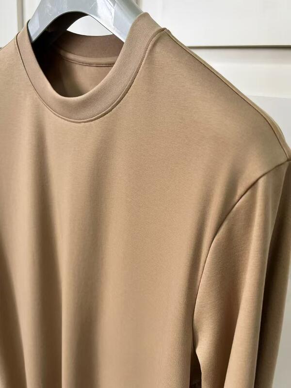 Áo thun cotton nam cổ tròn, tay ngắn, màu trơn - Xưởng ODM Áo thun nam tay ngắn