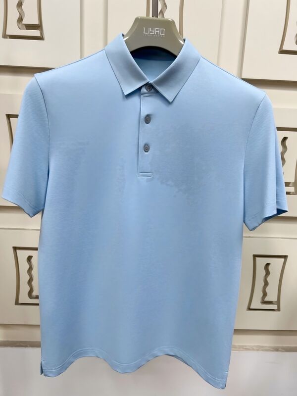 Áo Polo Nam Cao Cấp | Thiết Kế Tối Giản, Vải Mềm Mại Cảm Ứng Tay Ngắn Cho Mọi Mùa Sản Xuất Áo Thun Nam OEM/ODM