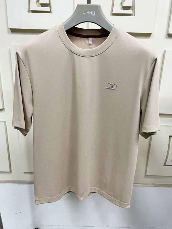 Áo thun nam ngắn tay in tối giản, áo thun trơn cơ bản cho nam