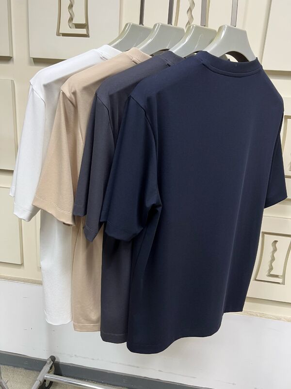 Áo thun nam ngắn tay in tối giản, áo thun trơn cơ bản cho nam