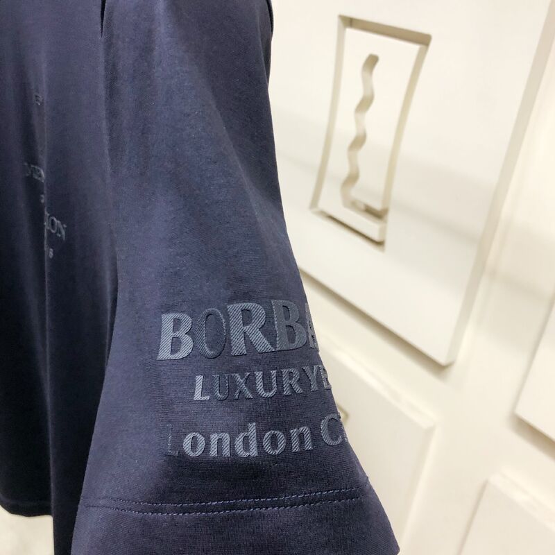 Áo thun bông hữu cơ cao cấp cho nam giới - Áo thun với logo nổi, vải mềm thở cho mặc bình thường & kinh doanh