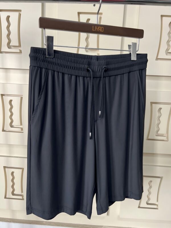 Đàn ông chất lượng cao thể dục chạy bộ quần ngắn Hít thở chất liệu khô nhanh Knee Length Summer Back Pocket Pocket Plain Design